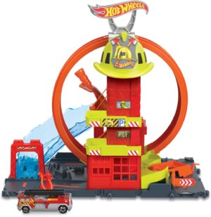 Hot Wheels City Súper Estación de Bomberos