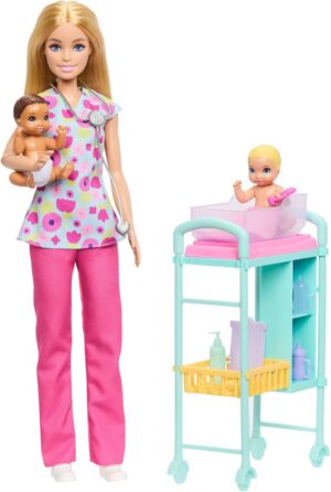 Barbie Profesiones Muñeca Pediatra con Accesorios