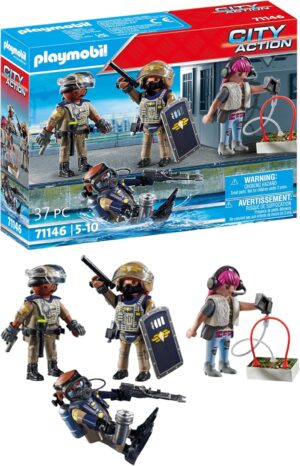 PLAYMOBIL City Action 71146 Fuerzas Especiales - Set Figuras, un