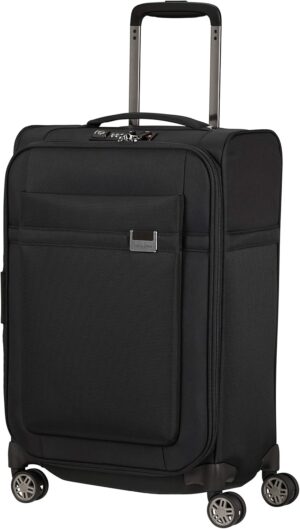 Samsonite Airea - Spinner S (Langth: 35 cm) Ejecución manual expandible, 55 cm, 38/43.5 L, negro (negro)