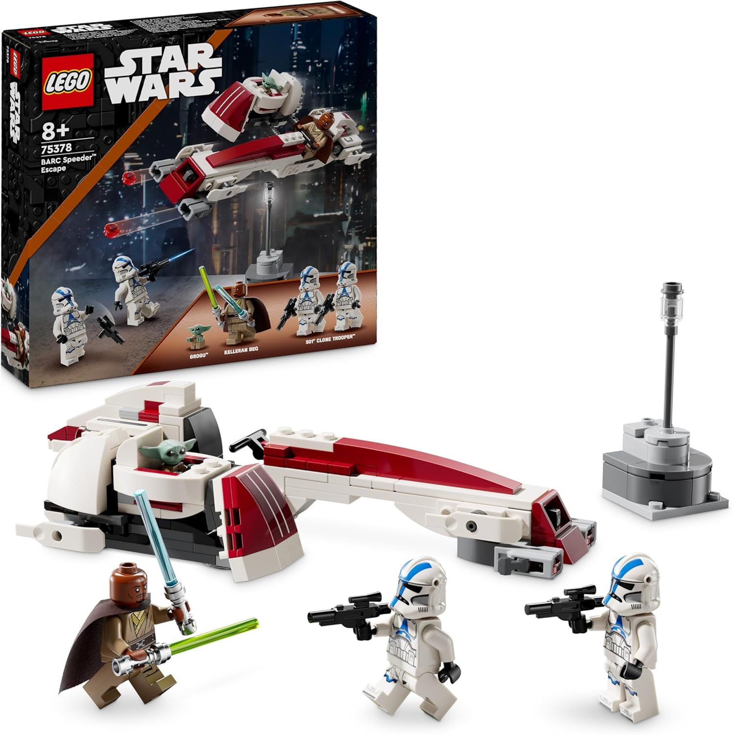 LEGO Star Wars The Mandalorian - Huida en Speeder BARC