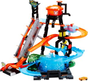 Hot Wheels Cocodrilo Destructor Pista de Coches