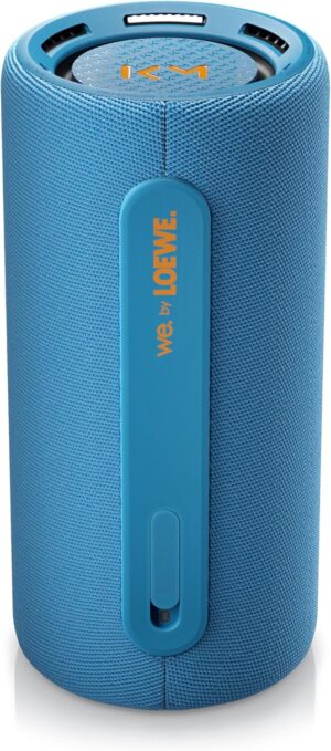 LOEWE We. Hear Pro Denim, Altavoz Bluetooth, cooperación con Kylian Mbappé, 100 W, Resistente al Agua IPX6, portátil, batería 24h, powerbank, 100W