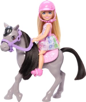 Barbie Chelsea y su Poni Muñeca con Vestido