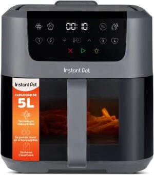 Instant Pot Vortex Compact Trufa Freidora sin aceite gris con cesta de 5 litros