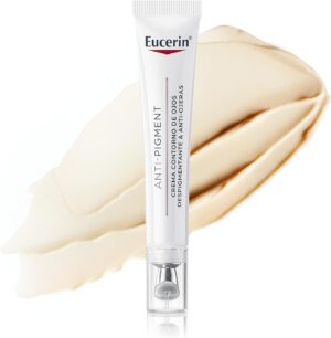 Eucerin Anti-Pigment Contorno de Ojos iluminador (15 ml), crema antiojeras para una
