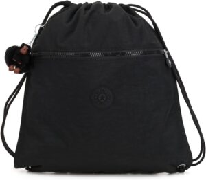 Kipling Supertaboo Mochila Mediana, True Black (Negro)