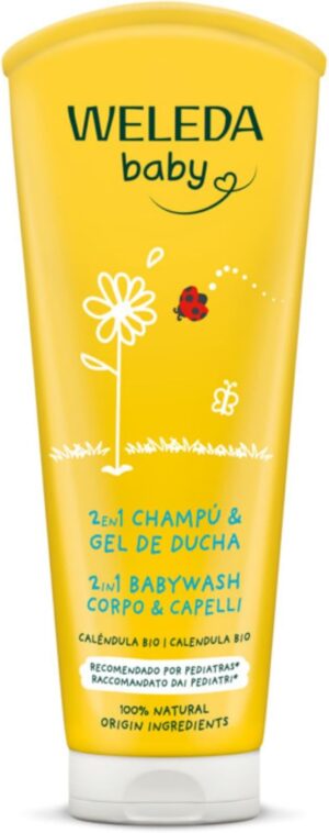 Weleda bebé champú y gel de caléndula 200 ml