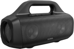 Soundcore Motion Boom Altavoz Bluetooth 30W, 24 h, IPX7 | Diafragma de Titanio, Tecnología Bass Up y App para