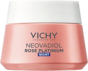 Vichy Crema de Noche Antiedad, Hidrata y Fortalece, Enriquecida con Calcio y Azúcares Vegetales, Neovadiol,