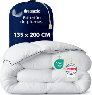 Dreamzie Edredón de Plumas Ultracómodo Nórdico