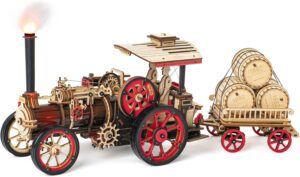 Robotime Puzzle 3D Máquina de Vapor de Madera