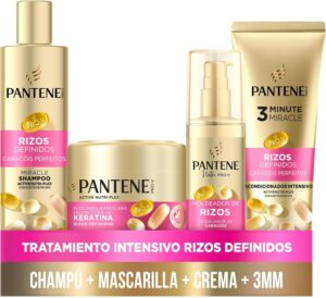 Pantene Rizos Definidos Pack Champú, Mascarilla