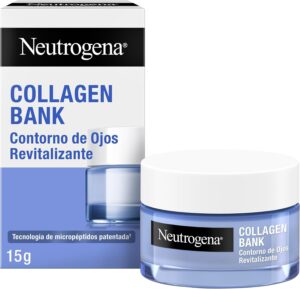 Neutrogena Collagen Bank Contorno de Ojos Revitalizante Crema Gel, 1 x 15 ml, crema