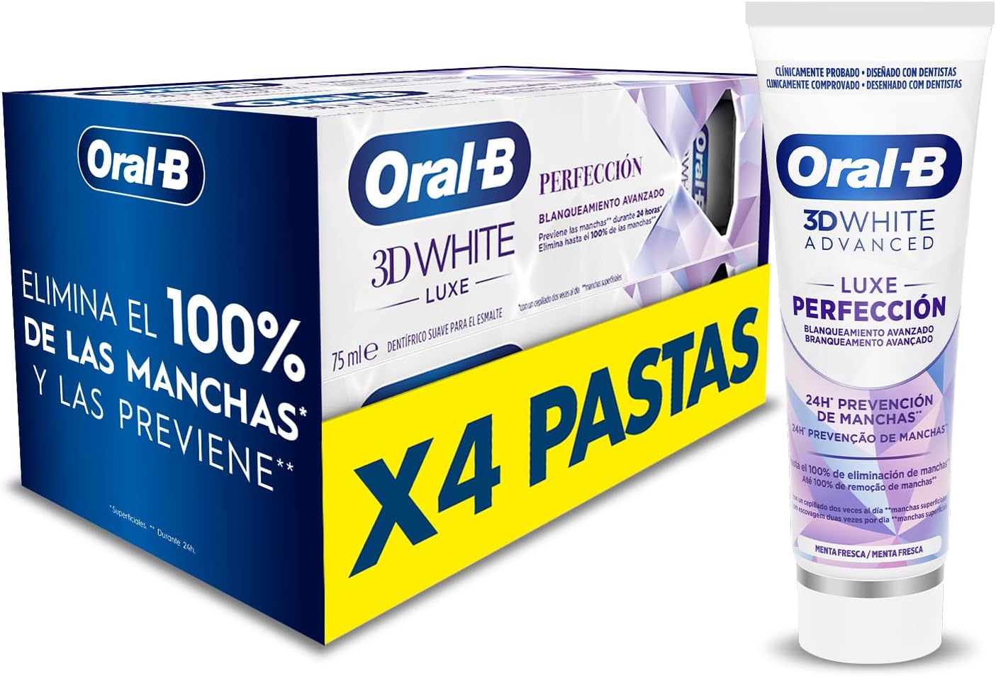 Oral-B 3D White Advanced Luxe Perfection dentifrico blanqueador