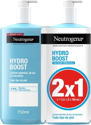 Neutrogena Hydro Boost loción corporal gel pack de 2
