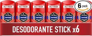 Old Spice Captain desodorante en barra 6 x 50 ml