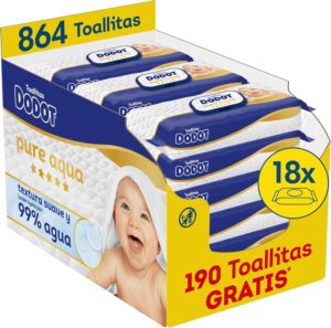 Dodot Pure Aqua pack de toallitas para bebé