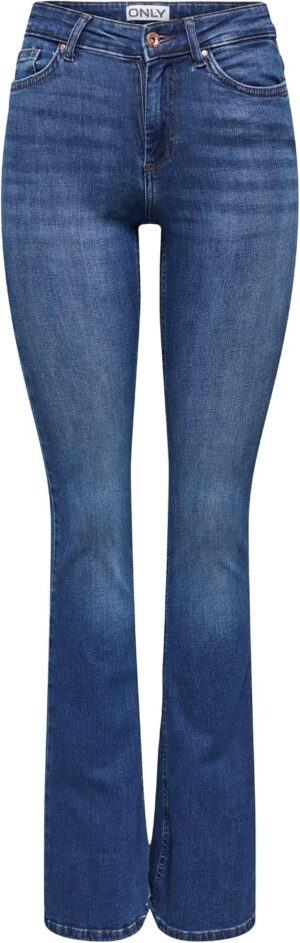 Only Onlblush Life Mid Flared Vaqueros Mujer