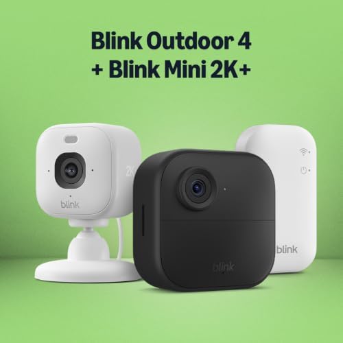 Blink Outdoor 4 + Blink Mini 2K+, pack de cámaras con Sync Module Core