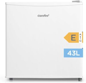 Comfee Mini Nevera 43L con Compartimento Enfriador, Blanco