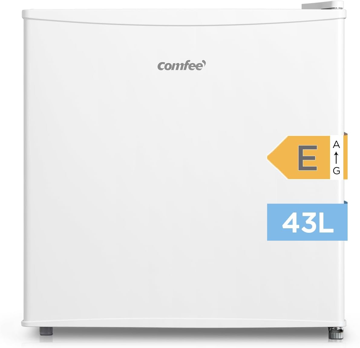 Comfee Mini Nevera 43L con Compartimento Enfriador, Blanco