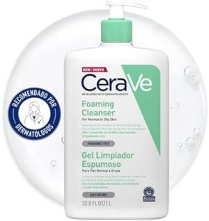 CeraVe Gel Limpiador Espumoso piel normal a grasa 1 l
