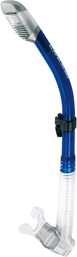 Cressi Dry Snorkel, tubo respirador de buceo con válvula automática