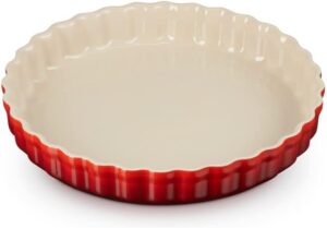 Le Creuset Molde de Tarta de Cerámica de Gres 28 cm Cereza