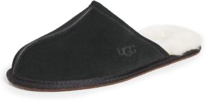 UGG Scuff Slippers Pantuflas Hombre, negro