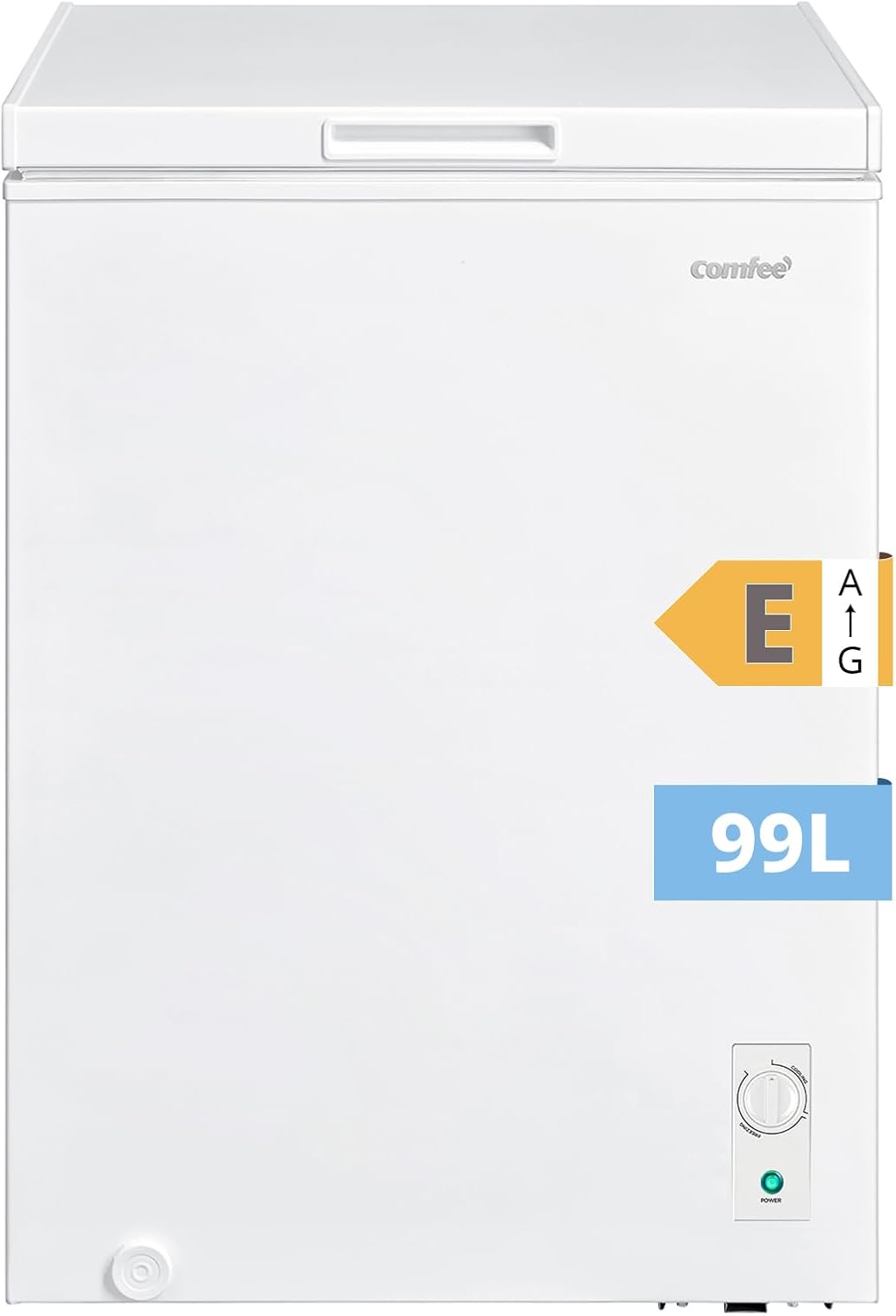 Comfee Congelador Arcón 99L Convertible en Refrigerador