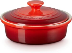 Le Creuset Plato para Camembert de Cerámica de Gres Cereza