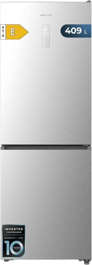 Cecotec Frigorifico Combi 409L Bolero CoolMarket Inox