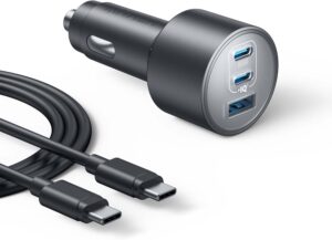 Anker Cargador de Coche USB C 167,5W, 3 puertos