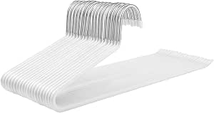 SONGMICS Perchas para Pantalones Antideslizantes (Pack de 20)