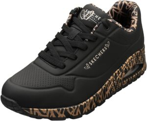 Skechers Uno Loving Love Zapatillas Mujer, negro