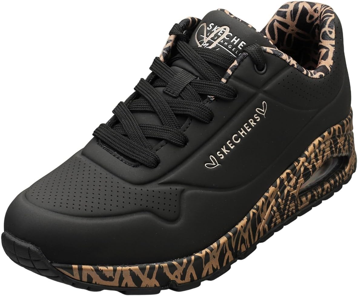 Skechers Uno Loving Love Zapatillas Mujer, negro