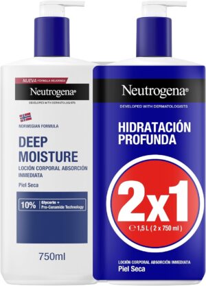 Neutrogena Fórmula Noruega Crema Hidratante 750 ml (Pack de 2)