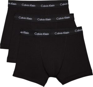Calvin Klein Calzoncillos bóxer Trunks Hombre, pack de 3