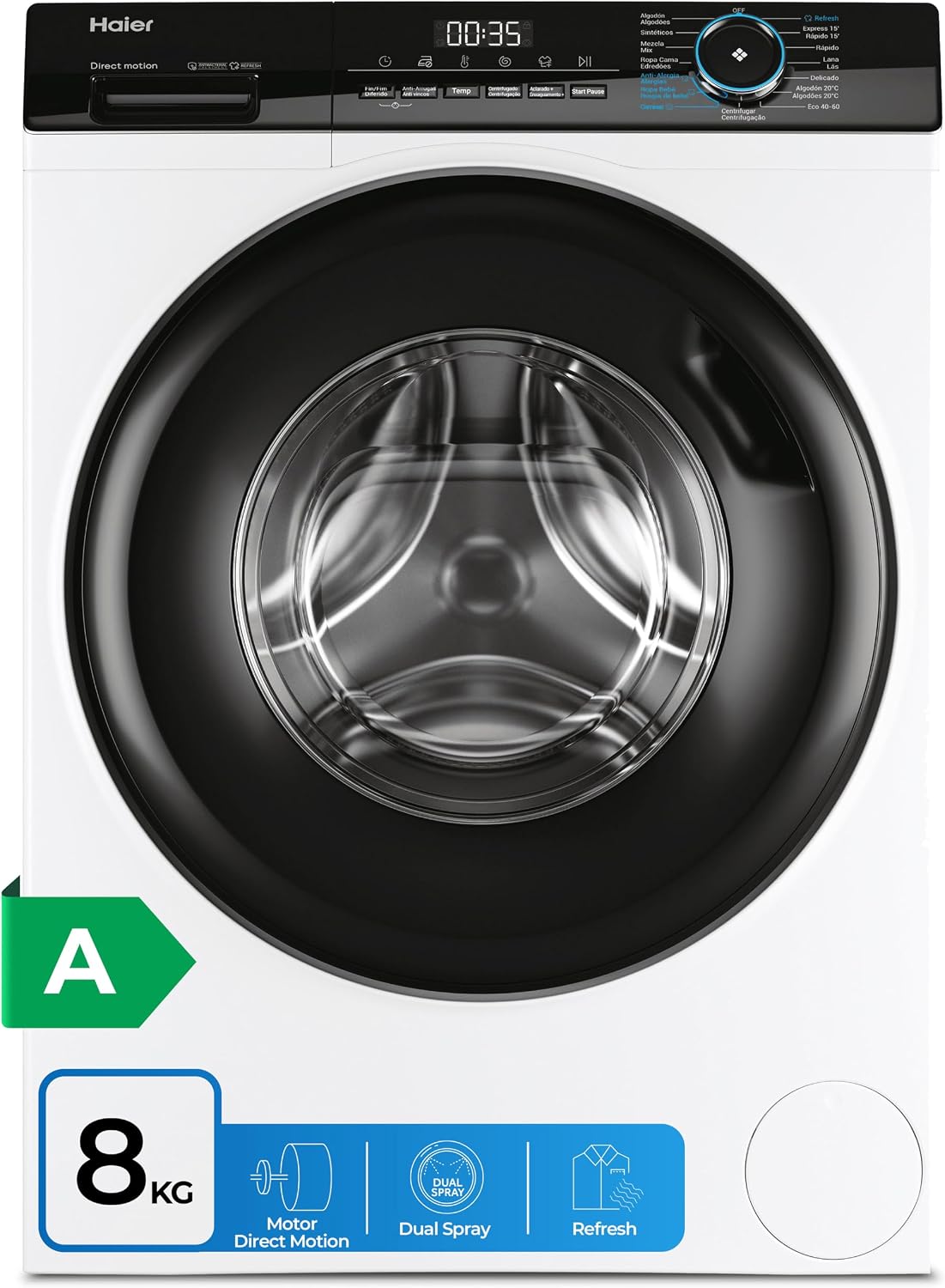 Haier I-Pro Series 3 - Lavadora Carga Frontal 8 kg