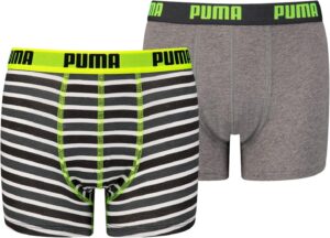 PUMA Everyday Striped Boxers 2P Niño (pack de 2)