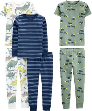 Simple Joys by Carter's Set de 6 Piezas Pijama Bebé-Niño