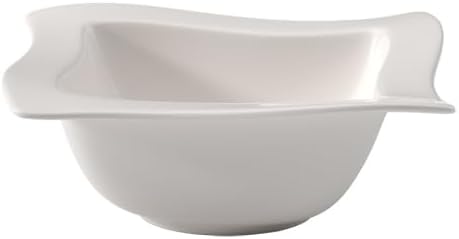 Villeroy & Boch NewWave Bol cuadrado de porcelana, Blanco