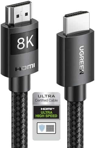 UGREEN Cable HDMI 2.1 Certificado 10K 8K 60Hz 4K 120Hz 48Gbps, 2 m