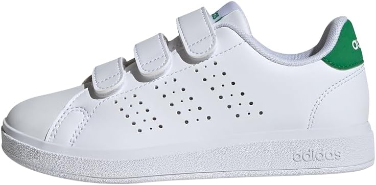 adidas Advantage Base 2.0 Zapatillas Niños, Blanco y Verde