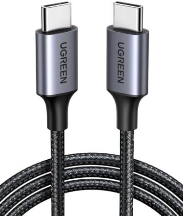 UGREEN Cable USB C a USB C 60W PD 3.0 Trenzado de Nailon 1 m