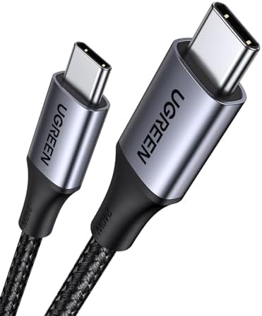 UGREEN Cable USB C a USB C 240 W PD 3.1 Nailon Trenzado, 1 m