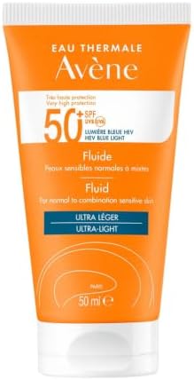 Avène Fluido Facial SPF 50+ sin Perfume, 50 ml