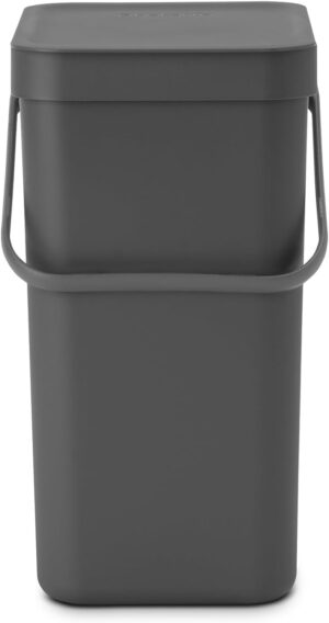 Brabantia Sort & Go Cubo de Basura 12 L, gris