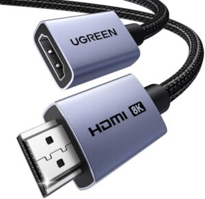 UGREEN Extensor HDMI 2.1 8K 60 Hz Macho a Hembra, 1 m